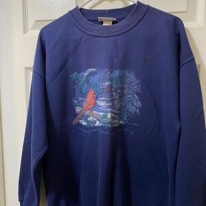 Vintage Northern Reflection Size L Women’s Cardinal Blue Sweater